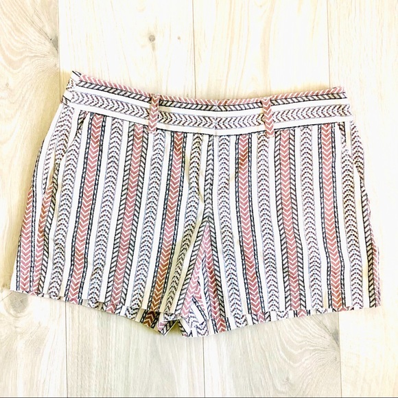 LOFT Pants - LOFT | Patterned Striped Shorts
